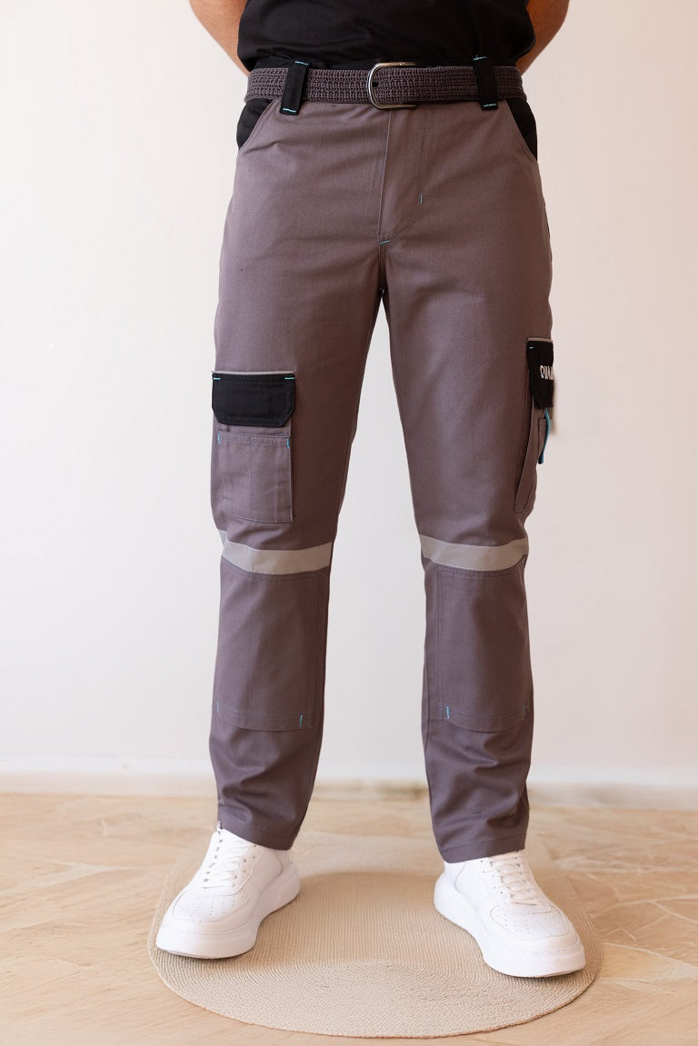 Pamuk Gabardin Kargo Pantolon