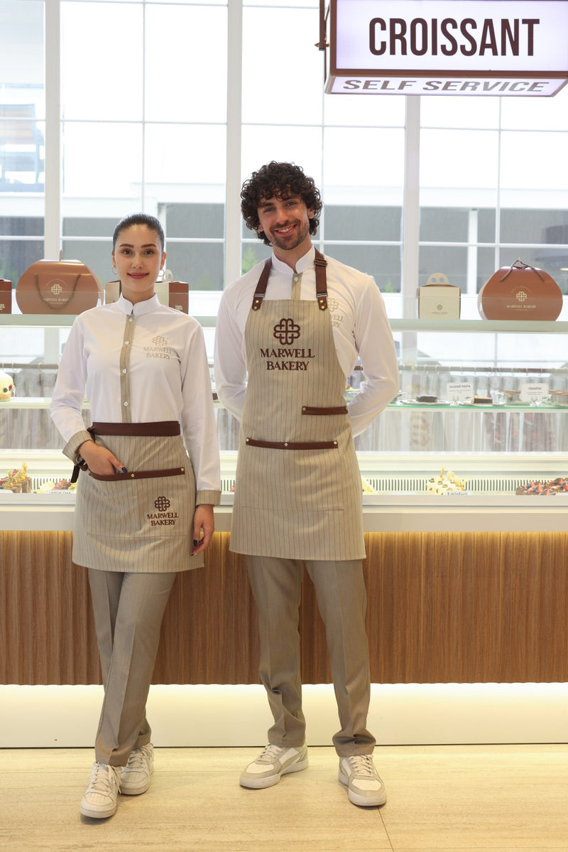 Lusso Gömlek ve Boy Önlük Takımı